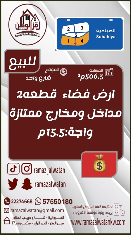 صورة اراضي للبيع في الصباحية