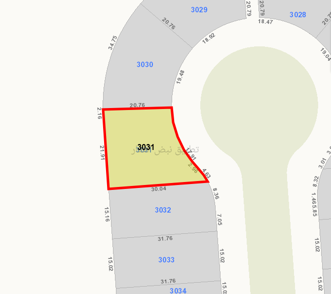 صورة اراضي للبيع في صباح الاحمد البحرية