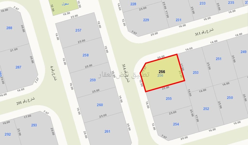 صورة اراضي للبيع في المسايل