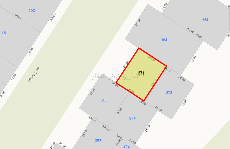 صورة اراضي للبيع في الدعية